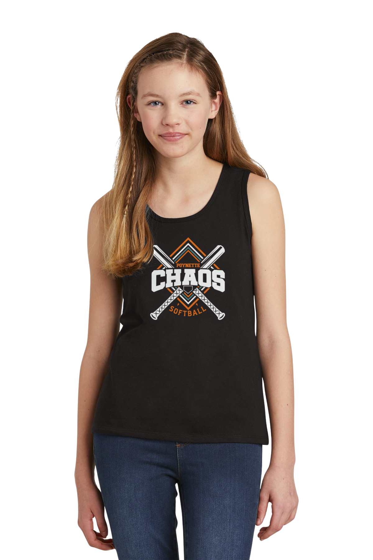 Glitter Chaos Girls Tank Top