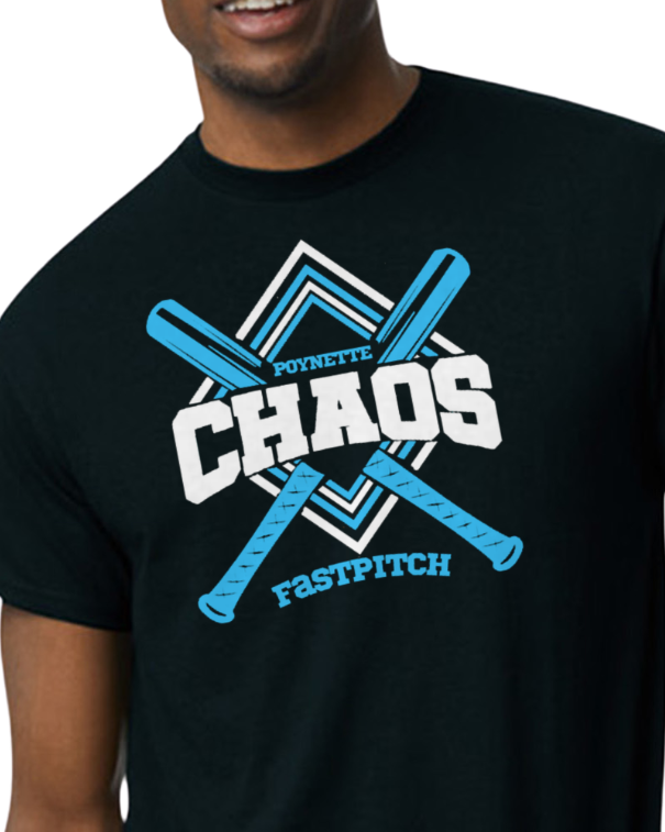 Chaos 14U (Hoodie, Tee, Crew, Long Sleeve) on Black